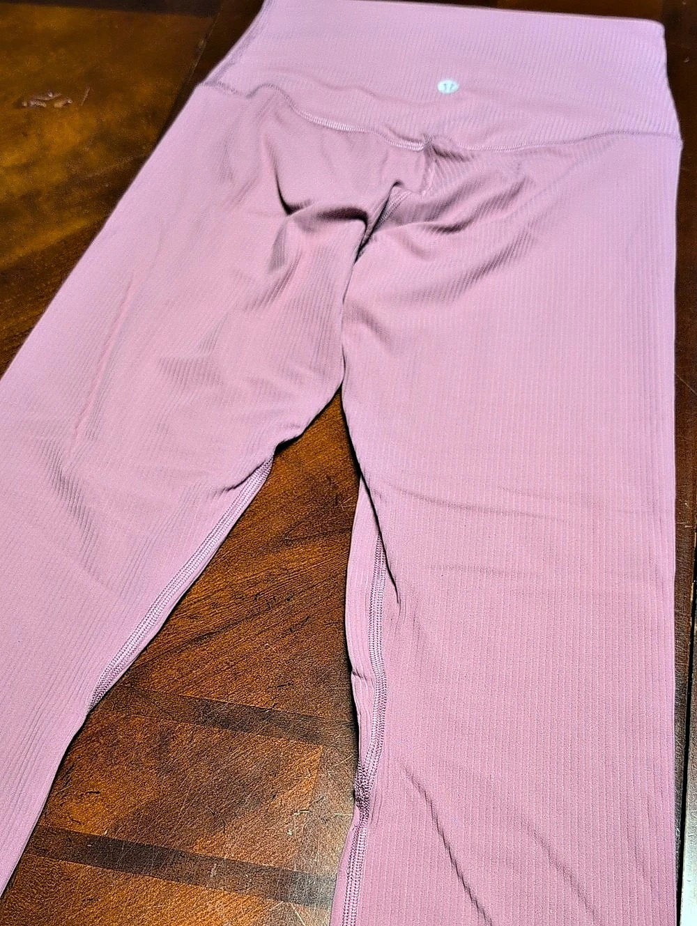 lululemon Align High-Rise Pant 28" Ribbed Leggings Pink Size 4